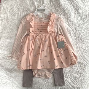 NWT 4-piece Tahari baby girl set, size 18mo